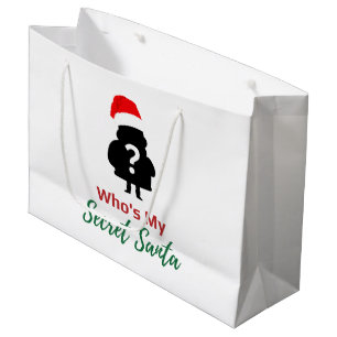 Wer ist mein geheimer Weihnachtsmann? Große Geschenktüte