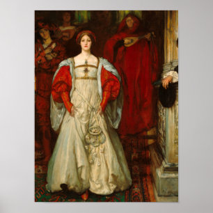 Wer ist Sylvia, 1896-1900 von Edwin Austin Abbey Poster