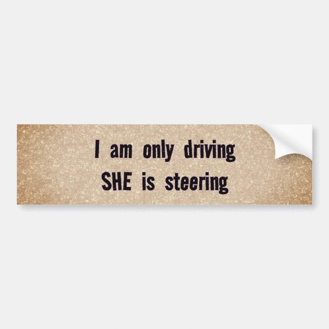 Wer ist wirklich verantwortlich? autoaufkleber (Vorne)