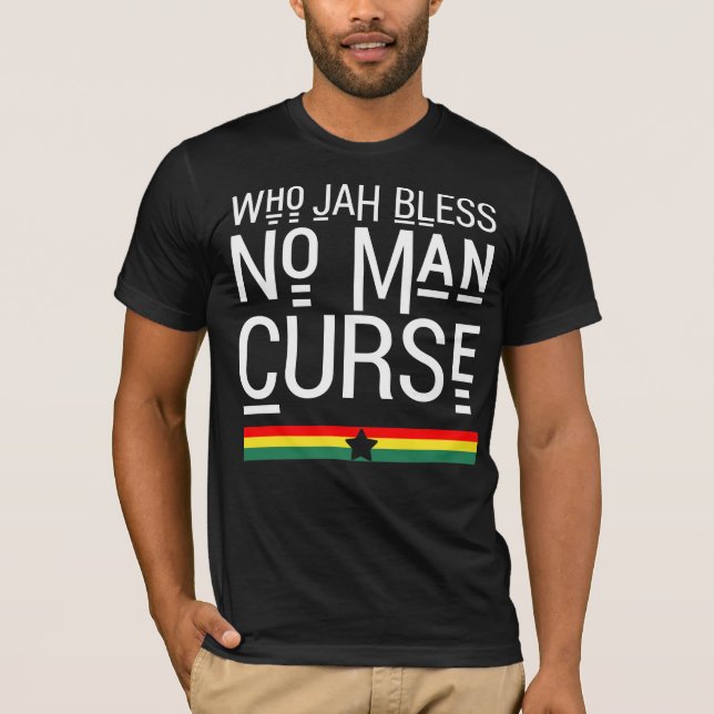 Wer Jah segne keinen Mann Fluch T-Shirt (Vorderseite)