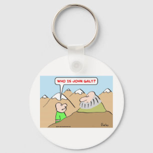 wer John galt ayn Rand objectivism ist Schlüsselanhänger