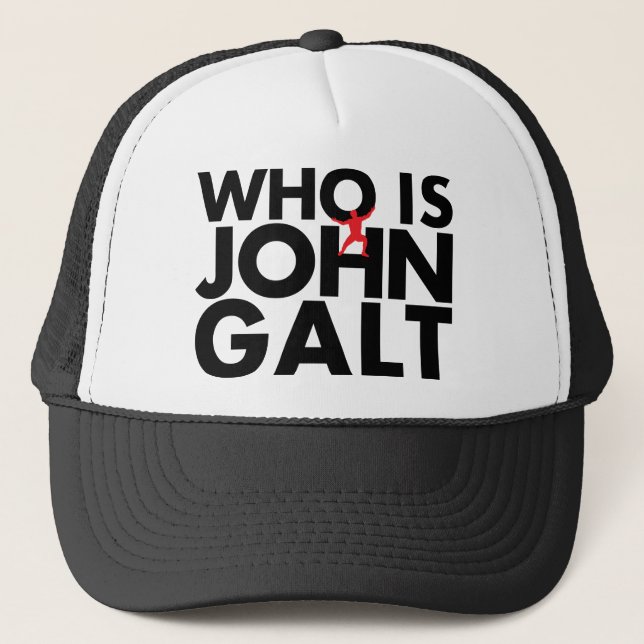 Wer John Galt ist Truckerkappe (Vorderseite)