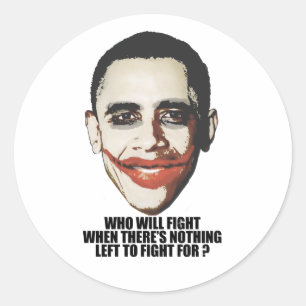 WER KÄMPFT RUNDER AUFKLEBER