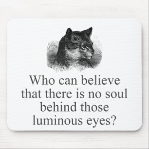 Wer kann glauben, dass es kein Soul gibt Mousepad