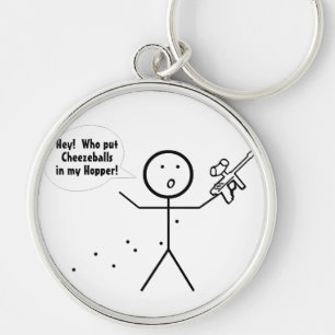 Wer Käsesäcke in meinen Hopper steckte Schlüsselanhänger