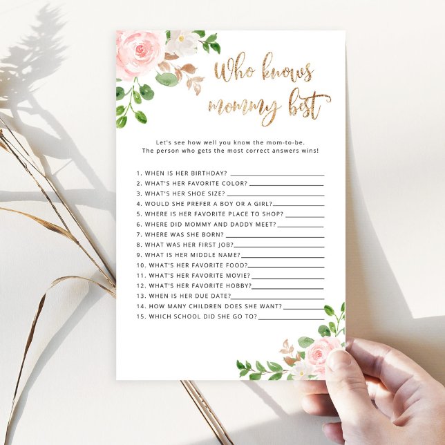 Wer kennt das beste Baby-Duschspiel der Mami? (Von Creator hochgeladen)