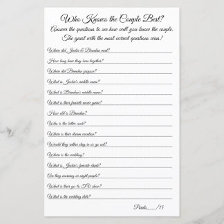 Wer kennt das beste Paar?