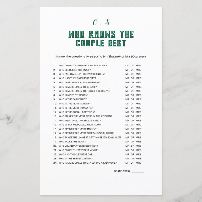 Wer kennt das beste Spiel? (Vorderseite)