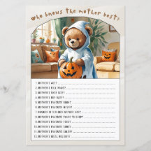 Wer kennt die Mutter am besten Halloween-Baby-Part