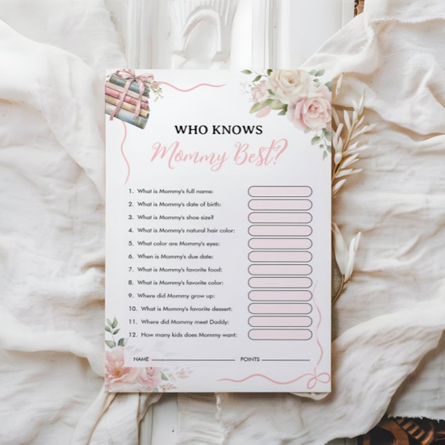 Wer kennt Mommy Best? | Baby Shower Game (Von Creator hochgeladen)