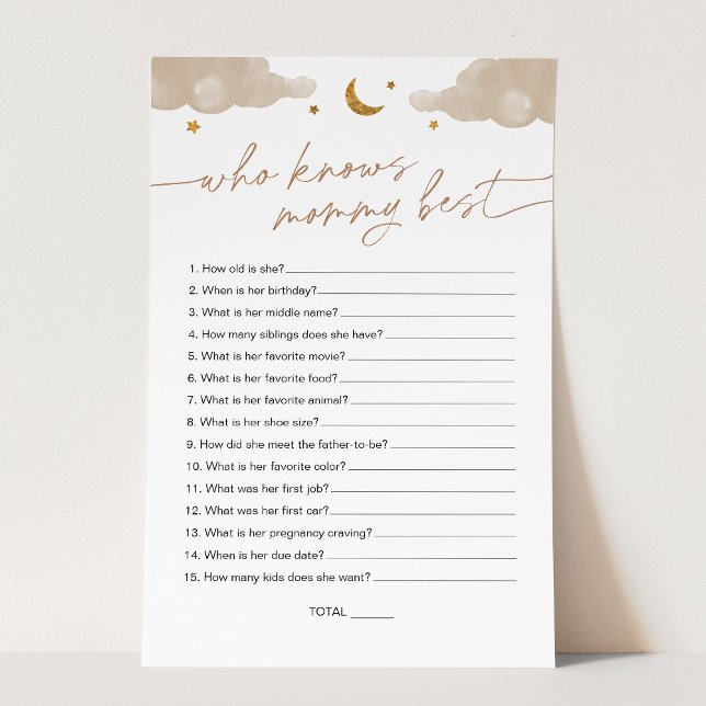 Wer kennt Mommy Best Twinkle Star Baby Dusche? (Von Creator hochgeladen)