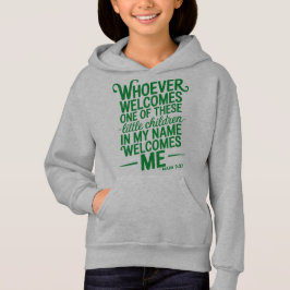 Wer Kinder Willkommen Heißt Kapuzenpullover Hoodie