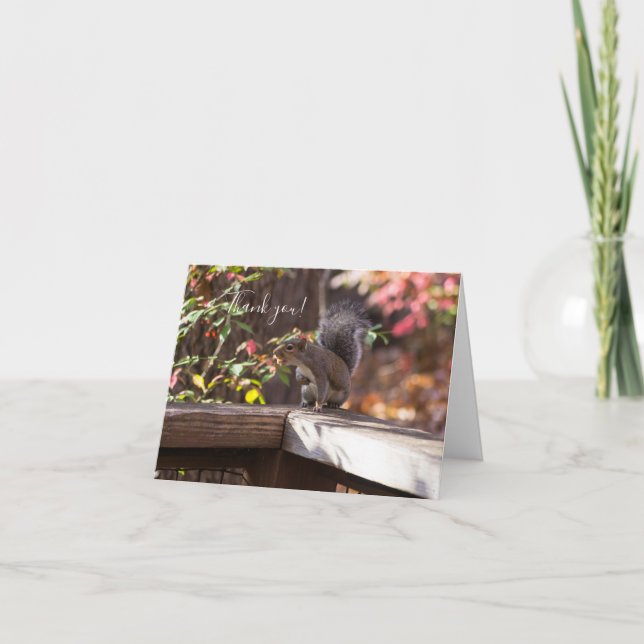 Wer kommt dort dank Ihrer Karte? Dankeskarte (Vorderseite)