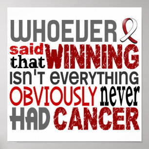 Wer Kopf- und Nackenkrebs gesagt hat Poster