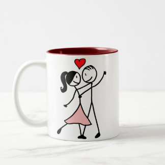 Wer Lieben ya, Baby? Zweifarbige Tasse