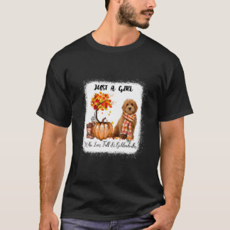 Wer liebt den Herbst und Goldendoodles T-Shirt