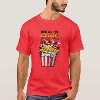Wer ließ die Kerne heraus Pop Pop Pop humorvoll T-Shirt