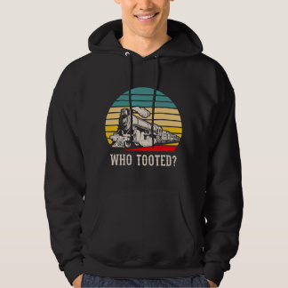 Wer lustige Zugliebhaber Vintage ausgestoßen hat  Hoodie