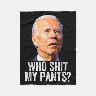 Wer meine Hose, Lustige Anti Joe Biden, Konservati Fleecedecke