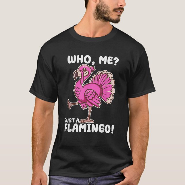 Wer mich nur ein Flamingo Funny verkleidet Türkei  T-Shirt (Vorderseite)
