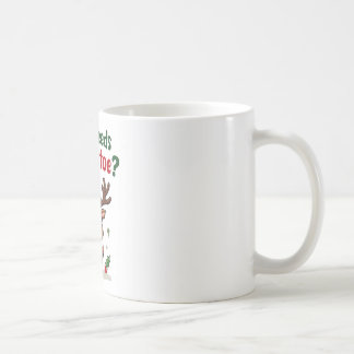 Wer Mistletoe braucht, wenn man dieser hübsche Fun Kaffeetasse