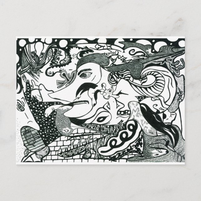 Wer Nase? Postkarte (Vorderseite)