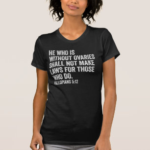 Wer ohne Ovarien ist, Vintager Retro T-Shirt