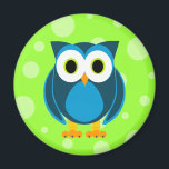Wer? Owl Cartoon Magnet<br><div class="desc">Wer? Owl Cartoon</div>