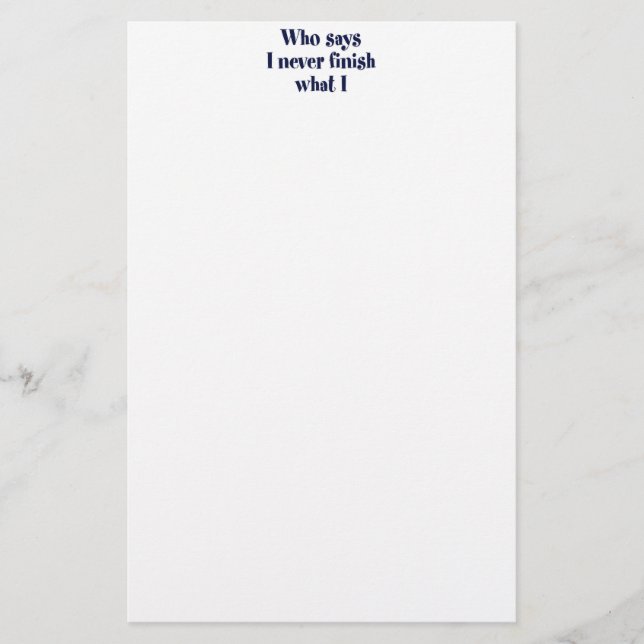 Wer sagt? briefpapier (Vorderseite)