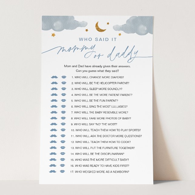 Wer sagte es Mama oder Daddy Baby Game Twinkle Sta (Von Creator hochgeladen)