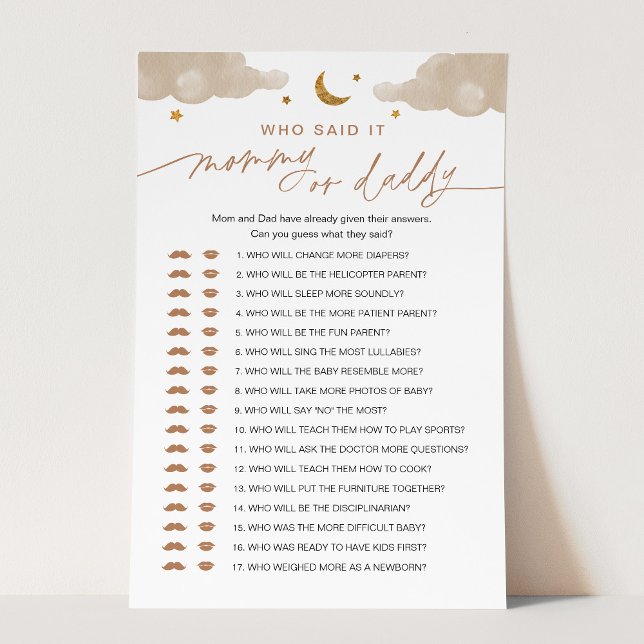 Wer sagte es Mama oder Daddy Baby Game Twinkle Sta (Von Creator hochgeladen)