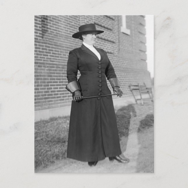 Wer sagte, ich könne nicht wählen? 1913 postkarte (Vorderseite)