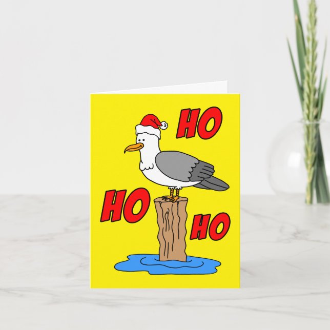 Wer Schnee Seagull braucht frohe Weihnachten (Vorderseite)