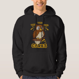 Wer sich kümmert, der Owl Hoodie