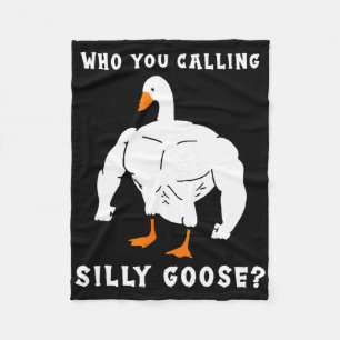 Wer Sie Albern Gans Funny Gym Meme nennen Fleecedecke