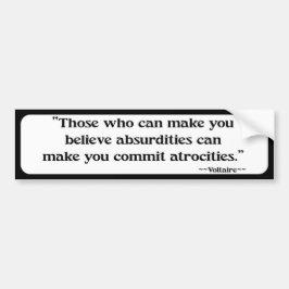 Wer Sie glauben lässt - Autoaufkleber