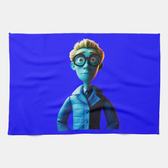 "Wer sieht dich an" Küchentuch (Horizontal)