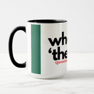 Wer sind sie? -Englisch Tasse