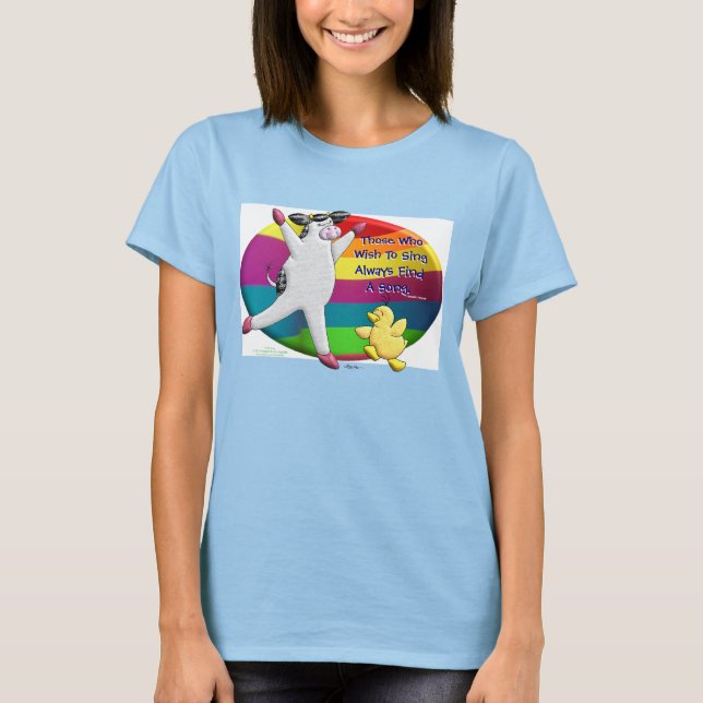 Wer Singen will, findet immer ein Lied T-Shirt (Vorderseite)