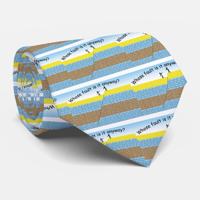 Wer Störung? Krawatte (Gerollt)