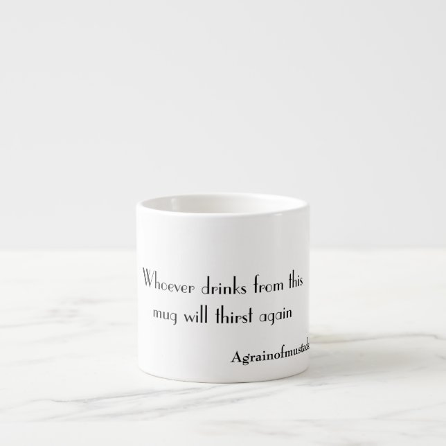 Wer von dieser Tasse trinkt (Vorderseite)