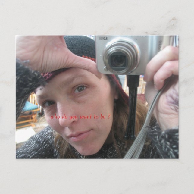 Wer will du zu sein? postkarte (Vorderseite)