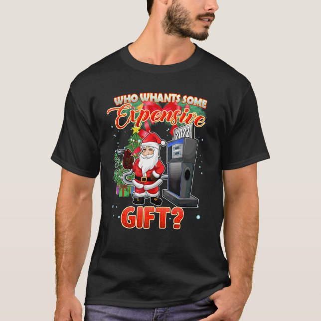 Wer will einen teuren Weihnachtsmann T-Shirt (Vorderseite)
