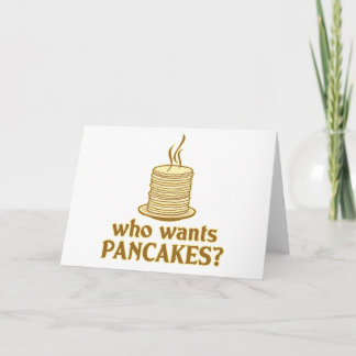 Wer will Pfannkuchen? Karte