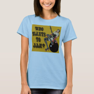 Wer will, um zu stauen? T-Shirt