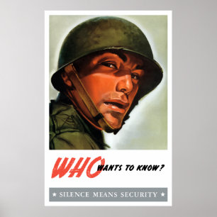 Wer will, um zu wissen? poster