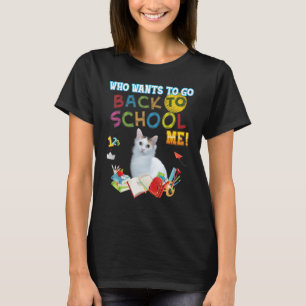 Wer Will, zurück in die Schule zu gehen Japanisch T-Shirt