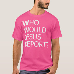 Wer würde Jesus denken erregenden sozialen Ju absc T-Shirt
