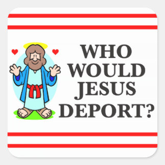 Wer würde Jesus verbannen? Aufkleber