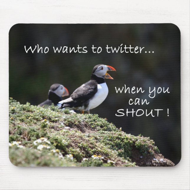 Wer zu Twitter mousemat will Mousepad (Vorne)